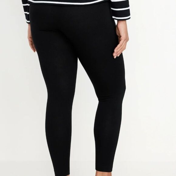 Mid-Rise Jersey Ankle Leggings Old Navy Womens 2x Plus Size New Basic Bottoms - Picture 9 of 15